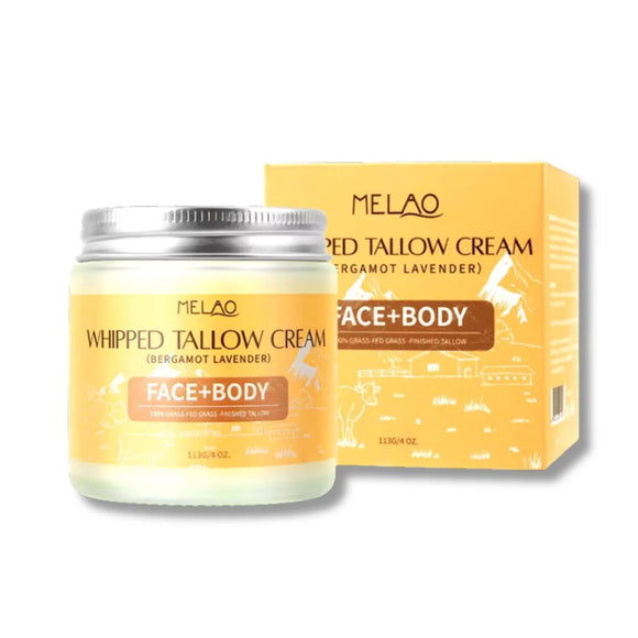 Organic Tallow Cream for Skin Hydration & Nourishment | Face, Body Cream – Bergamot Lavender